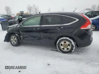 2013 Honda CR-V LX with VIN 2HKRM3H30DH000150, listed as a Copart auction lot 46115035 with 269,820 mi miles and Salvage Title. Bid and sale history available at carsss.com. Image 2.