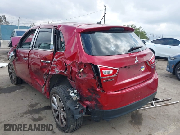 2015 Mitsubishi Outlander SE with VIN 4A4AP4AU9FE053325, listed as a IAAI auction lot 42121018 with 59,166 mi miles and . Bid and sale history available at DreamBid. Image 3.