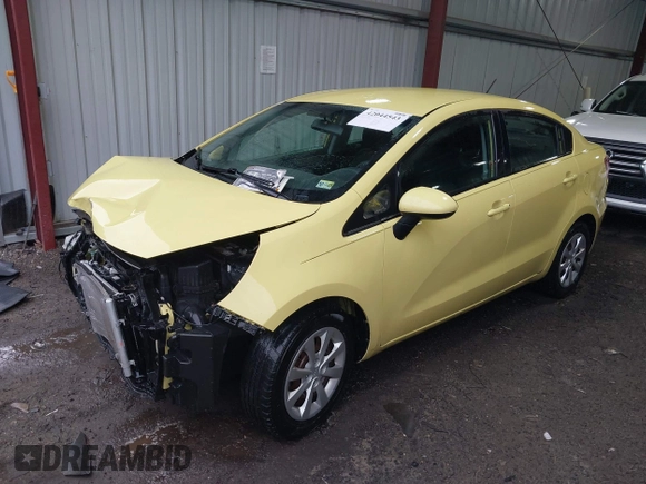 2016 Kia Rio LX with VIN KNADM4A32G6601159, listed as a IAAI auction lot 42044543 with 84,834 mi miles. Bid and sale history available at carsss.com. Image 17.
