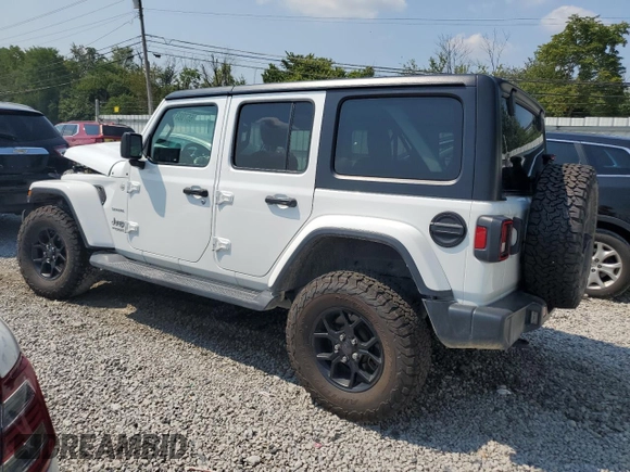 2021 Jeep Wrangler Unlimited Sahara с VIN 1C4HJXEG2MW862783, выставлен на аукционе Copart как лот 65708314 с пробегом 34 302 миль миль и На запчасти • Non repairable. История ставок и продаж доступна на DreamBid. Изображение 2.