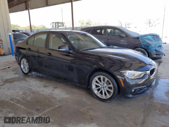 2018 BMW 3 Series 320i with VIN WBA8A9C59JAH13373, listed as a Copart auction lot 52910505 with 55,016 mi miles and Salvage Title. Bid and sale history available at carsss.com. Image 4.