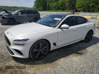 2023 Genesis G70 3.3T z VIN KMTG54TE1PU122398, wystawiony jako Copart lot #54172885 z przebiegiem 10 486 mil mil oraz Szkoda całkowita • Salvage title. Historia ofert i sprzedaży dostępna na DreamBid. Obrazek 1.