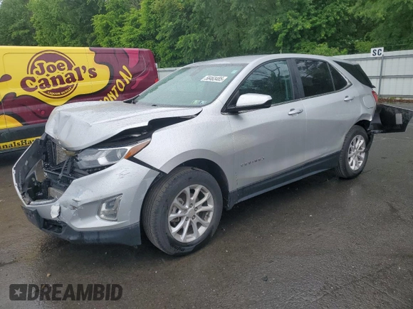 2021 Chevrolet Equinox LT with VIN 3GNAXUEV5MS139395, listed as a Copart auction lot 58463485 with 110,168 mi miles and Salvage title. Bid and sale history available at DreamBid. Image 1.