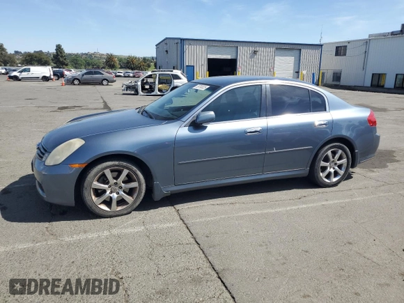 2006 Infiniti G35 with VIN JNKCV51E26M521923, listed as a Copart auction lot 55790825 with 138,525 mi miles and Clean Title. Bid and sale history available at carsss.com. Image 1.