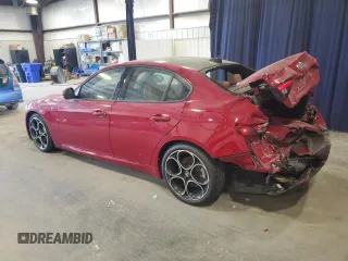 2022 Alfa Romeo Giulia Veloce with VIN ZARFAMBN7N7655042, listed as a Copart auction lot 53232075 with 20,975 mi miles and Salvage title. Bid and sale history available at DreamBid. Image 2.