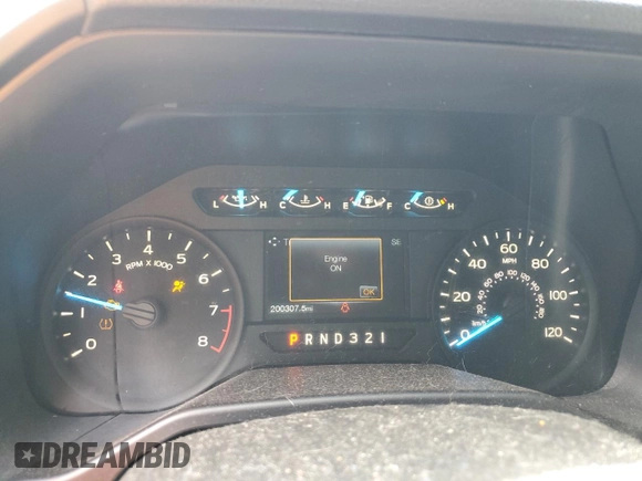 2016 Ford F-150 XLT with VIN 1FTEW1C85GFA86800, listed as a Copart auction lot 59632825 with 200,307 mi miles and Salvage title. Bid and sale history available at DreamBid. Image 9.