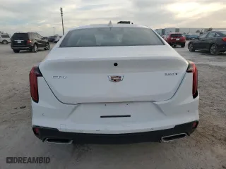 2025 Cadillac CT4 Luxury with VIN 1G6DA5RKXS0102590, listed as a Copart auction lot 76443224 with 791 mi miles and Salvage Title. Bid and sale history available at carsss.com. Image 6.