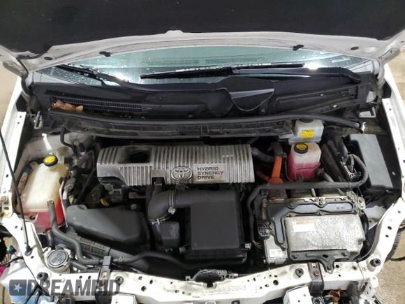 2012 Toyota Prius One with VIN JTDKN3DU8C1599835, listed as a Copart auction lot 55777685 with 204,188 mi miles and Salvage Title. Bid and sale history available at DreamBid. Image 11.