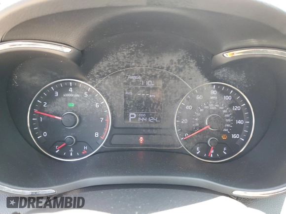 2016 Kia Forte LX with VIN KNAFX4A65G5460751, listed as a Copart auction lot 52974185 with 144,124 mi miles and Salvage Title. Bid and sale history available at carsss.com. Image 9.