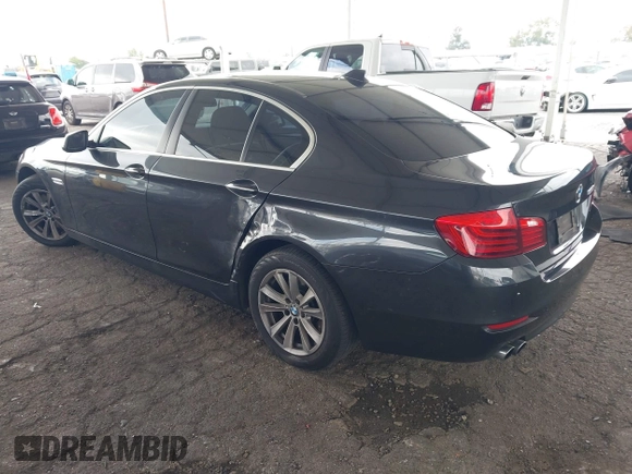 2014 BMW 5 Series 528i with VIN WBA5A5C59ED502669, listed as a IAAI auction lot 42137288 with 241,278 mi miles. Bid and sale history available at carsss.com. Image 3.