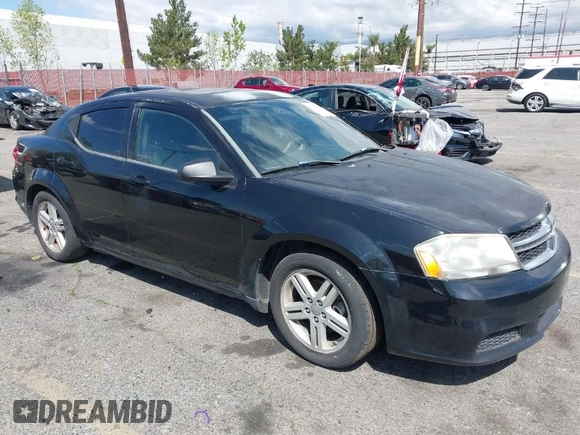 2012 Dodge Avenger SXT with VIN 1C3CDZCB9CN177919, listed as a IAAI auction lot 41944935 with 169,071 mi miles and . Bid and sale history available at carsss.com. Image 1.