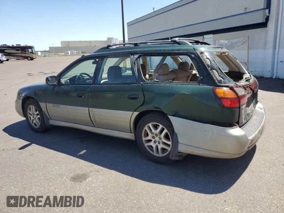 2000 Subaru Legacy Outback z VIN 4S3BH6755Y7606158, wystawiony jako Copart lot #58448905 z przebiegiem 196 428 mil mil oraz Szkoda całkowita • Salvage title. Historia ofert i sprzedaży dostępna na DreamBid. Obrazek 2.