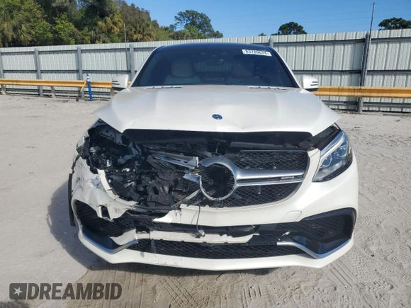 2018 Mercedes-Benz GLE 63 S AMG with VIN 4JGED7FB7JA095871, listed as a Copart auction lot 83789674 with 73,718 mi miles and Salvage title. Bid and sale history available at DreamBid. Image 5.