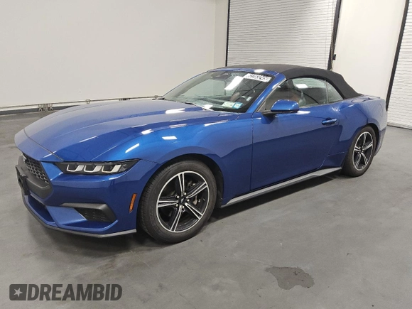 2024 Ford Mustang EcoBoost with VIN 1FAGP8UH7R5120554, listed as a Copart auction lot 62283245 with 27,619 mi miles and Clean title. Bid and sale history available at DreamBid. Image 1.