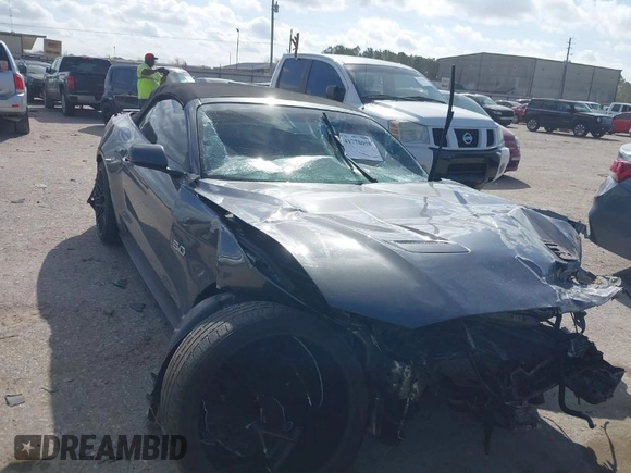 2019 Ford Mustang GT Premium with VIN 1FATP8FF1K5126270, listed as a IAAI auction lot 41778058 with Not Provided miles. Bid and sale history available at carsss.com. Image 1.