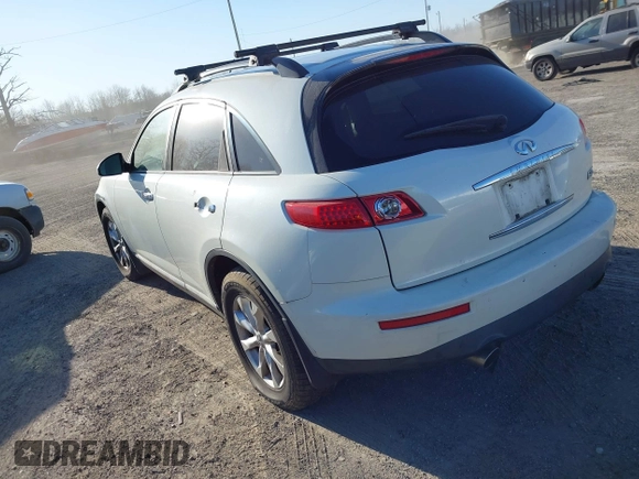 2006 Infiniti FX with VIN JNRAS08W36X204847, listed as a IAAI auction lot 41714334 with Not Provided miles and . Bid and sale history available at DreamBid. Image 3.