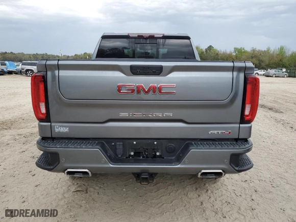 2020 GMC Sierra 1500 AT4 with VIN 3GTP9EEL9LG259297, listed as a Copart auction lot 48955795 with 50,025 mi miles and Salvage Title. Bid and sale history available at carsss.com. Image 6.