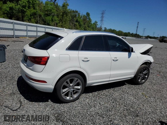 2016 Audi Q3 Premium Plus with VIN WA1BFCFS5GR024490, listed as a Copart auction lot 49300065 with 82,331 mi miles and Salvage Title. Bid and sale history available at carsss.com. Image 3.
