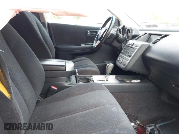 2007 Nissan Murano S with VIN JN8AZ08W47W601653, listed as a IAAI auction lot 42074179 with 138,257 mi miles and . Bid and sale history available at DreamBid. Image 5.