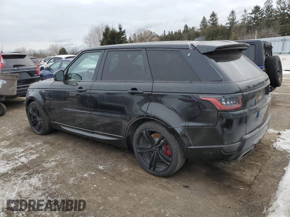 2018 Land Rover Range Rover Sport SVR with VIN SALWZ2SE6JA800746, listed as a Copart auction lot 83444184 with 121,681 mi miles and Non Repairable. Bid and sale history available at carsss.com. Image 2.