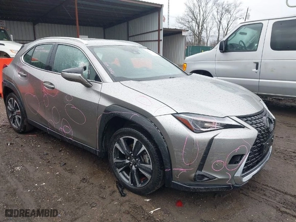 2019 Lexus UX with VIN JTHY3JBH2K2019965, listed as a IAAI auction lot 41691198 with 25692 miles. Bid and sale history available at carsss.com. Image 1.
