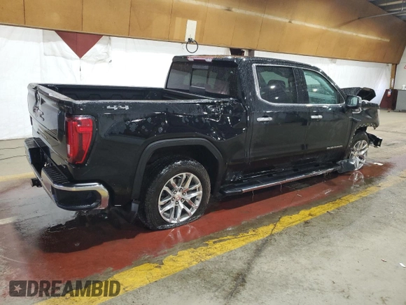 2021 GMC Sierra 1500 SLT z VIN 3GTU9DET5MG347486, wystawiony jako Copart lot #48673435 z przebiegiem 60 027 mil mil oraz Szkoda całkowita • Salvage title. Historia ofert i sprzedaży dostępna na DreamBid. Obrazek 3.