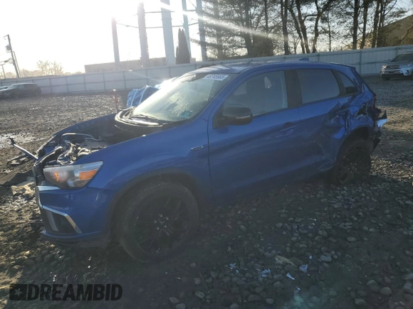 2018 Mitsubishi Outlander Sport ES 2.0 with VIN JA4AR3AU3JZ031702, listed as a Copart auction lot 49745965 with 156,310 mi miles and Salvage Title. Bid and sale history available at carsss.com. Image 1.