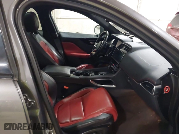 2017 Jaguar F-Pace 35t R-Sport with VIN SADCL2BVXHA093130, listed as a IAAI auction lot 41876512 with 75,074 mi miles and . Bid and sale history available at DreamBid. Image 5.