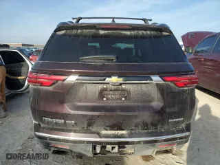 2022 Chevrolet Traverse Premier with VIN 1GNEVKKW2NJ191739, listed as a Copart auction lot 44624955 with 37,790 mi miles and Salvage Title. Bid and sale history available at carsss.com. Image 6.