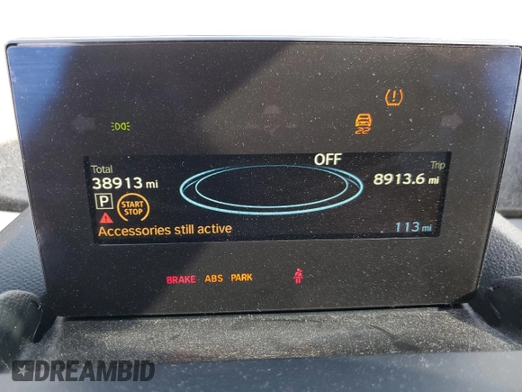 2018 BMW i3 with VIN WBY7Z2C58JVE65140, listed as a Copart auction lot 47997783 with 38,913 mi miles. Bid and sale history available at carsss.com. Image 9.