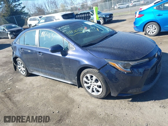 2022 Toyota Corolla LE with VIN 5YFEPMAEXNP312441, listed as a IAAI auction lot 41856254 with 16,082 mi miles and . Bid and sale history available at carsss.com. Image 1.