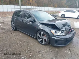 2015 Volkswagen Golf GTI S with VIN 3VW4T7AU9FM041619, listed as a IAAI auction lot 40953140 with 170,200 mi miles. Bid and sale history available at carsss.com. Image 1.