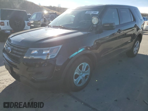 2016 Ford Police Interceptor Utility z VIN 1FM5K8AT5GGA78598, wystawiony jako Copart lot #86807164 z przebiegiem 133 931 mil mil oraz Czysty tytuł • Clean title. Historia ofert i sprzedaży dostępna na DreamBid. Obrazek 1.