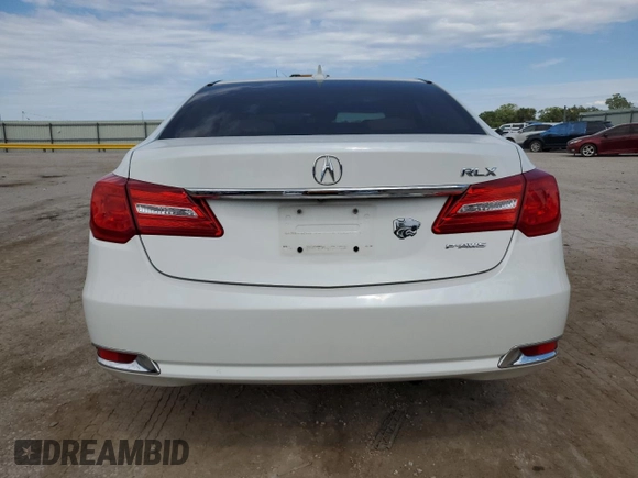 2016 Acura RLX Tech Pkg with VIN JH4KC1F51GC001822, listed as a Copart auction lot 62364984 with 118,509 mi miles and Clean Title. Bid and sale history available at carsss.com. Image 6.