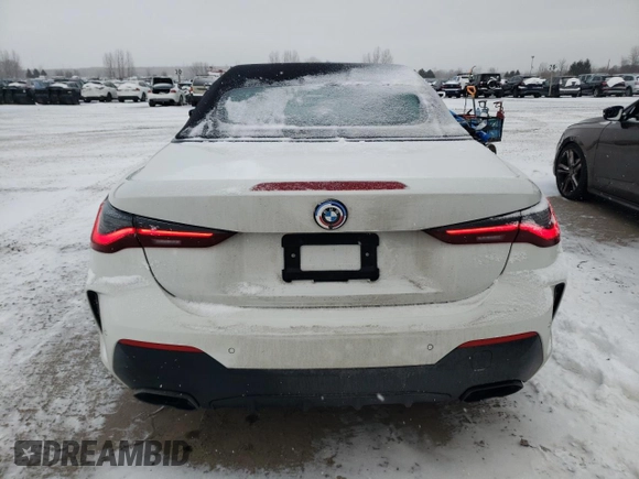 2023 BMW 4 Series M440i xDrive with VIN WBA63AT08PCL19977, listed as a Copart auction lot 84744084 with 20,347 mi miles and Clean Title. Bid and sale history available at carsss.com. Image 6.