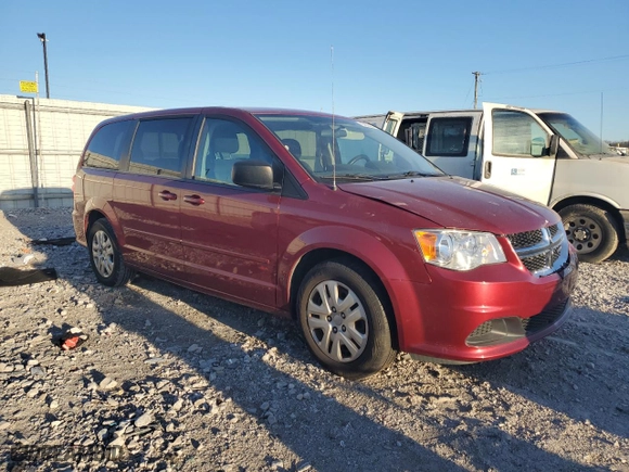 2016 Dodge Grand Caravan American Value Pkg with VIN 2C4RDGBG8GR124726, listed as a Copart auction lot 45452565 with 127,426 mi miles and Salvage Title. Bid and sale history available at carsss.com. Image 4.