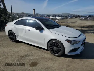 2020 Mercedes-Benz CLA 250 with VIN WDD5J4GB8LN062535, listed as a Copart auction lot 49666095 with 60,088 mi miles and Salvage Title. Bid and sale history available at DreamBid. Image 4.