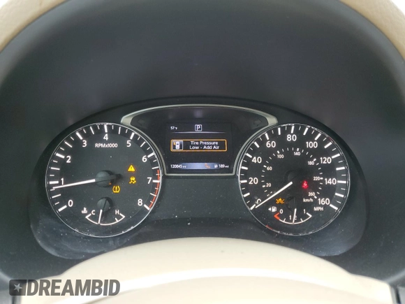 2016 Nissan Altima SV with VIN 1N4AL3APXGC113302, listed as a Copart auction lot 50183044 with 120,845 mi miles and Salvage Title. Bid and sale history available at carsss.com. Image 9.