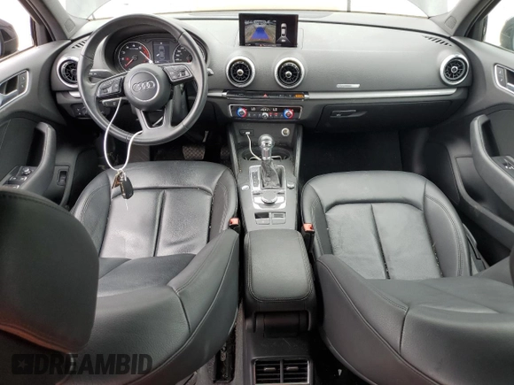 2017 Audi A3 Sedan Premium with VIN WAUAUGFF4H1075011, listed as a Copart auction lot 54967784 with 84,035 mi miles and Salvage Title. Bid and sale history available at carsss.com. Image 8.