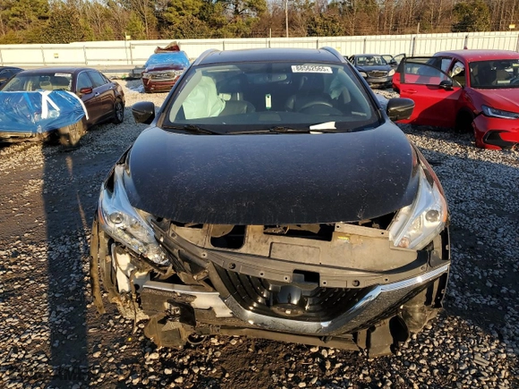 2017 Nissan Murano SL with VIN 5N1AZ2MGXHN117432, listed as a Copart auction lot 88562565 with 88,391 mi miles and Salvage Title. Bid and sale history available at carsss.com. Image 5.