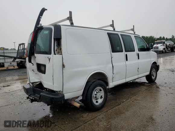 2012 Chevrolet Express Cargo z VIN 1GCWGFCAXC1165369, wystawiony jako Copart lot #60208784 z przebiegiem 199 099 mil mil oraz Szkoda całkowita • Salvage title. Historia ofert i sprzedaży dostępna na DreamBid. Obrazek 3.