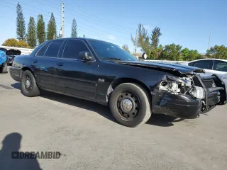 2006 Ford Police Interceptor with VIN 2FAHP71W46X102718, listed as a Copart auction lot 47558965 with 185,830 mi miles and Salvage title. Bid and sale history available at DreamBid. Image 4.