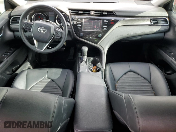 2019 Toyota Camry LE with VIN 4T1B11HK2KU804048, listed as a Copart auction lot 49124945 with 57,710 mi miles and Salvage Title. Bid and sale history available at carsss.com. Image 8.