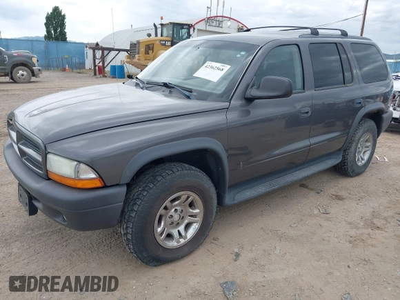 2003 Dodge Durango Sport with VIN 1D4HS38N33F573493, listed as a IAAI auction lot 42362568 with 183,288 mi miles and . Bid and sale history available at DreamBid. Image 2.