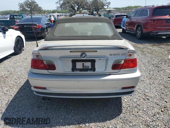 2001 BMW 3 Series 330Ci with VIN WBABS534X1JU84136, listed as a Copart auction lot 49311545 with 141,865 mi miles and Clean Title. Bid and sale history available at carsss.com. Image 6.