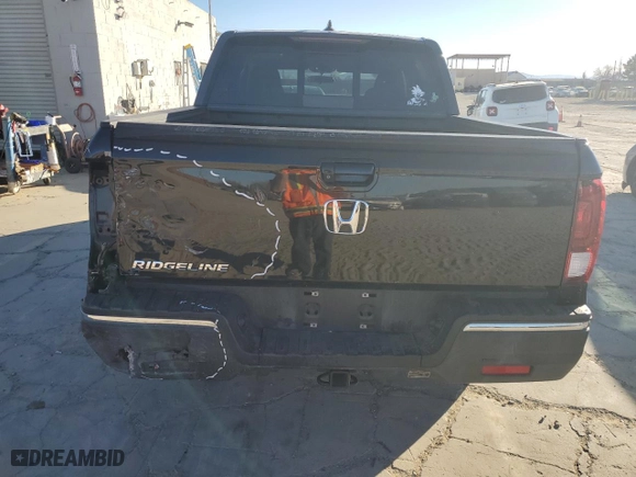 2019 Honda Ridgeline RTL with VIN 5FPYK2F55KB000356, listed as a Copart auction lot 83909124 with 89,763 mi miles and Salvage Title. Bid and sale history available at carsss.com. Image 6.