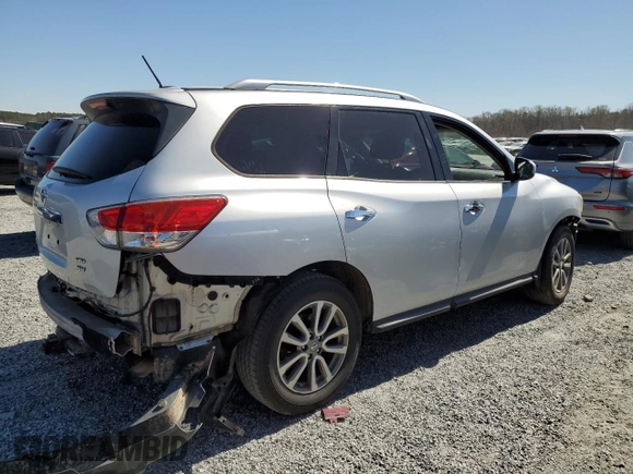 2013 Nissan Pathfinder SL with VIN 5N1AR2MM6DC673040, listed as a Copart auction lot 50086285 with 116,073 mi miles and Salvage Title. Bid and sale history available at carsss.com. Image 3.
