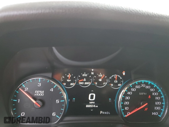 2019 Chevrolet Suburban Premier with VIN 1GNSKJKC4KR249147, listed as a Copart auction lot 79058174 with 88,514 mi miles and Salvage Title. Bid and sale history available at DreamBid. Image 9.