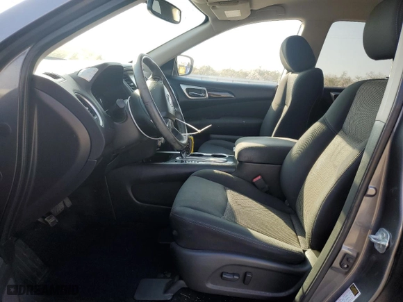 2017 Nissan Pathfinder SV with VIN 5N1DR2MN8HC678901, listed as a Copart auction lot 46907735 with 142,241 mi miles and Clean Title. Bid and sale history available at carsss.com. Image 7.