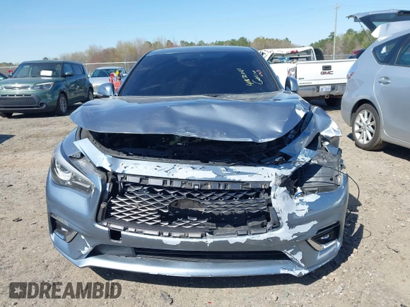 2018 Infiniti Q50 Sport with VIN JN1EV7AP5JM355948, listed as a IAAI auction lot 41872081 with 68,178 mi miles and . Bid and sale history available at carsss.com. Image 12.